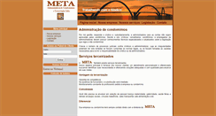 Desktop Screenshot of metaadministradora.com.br